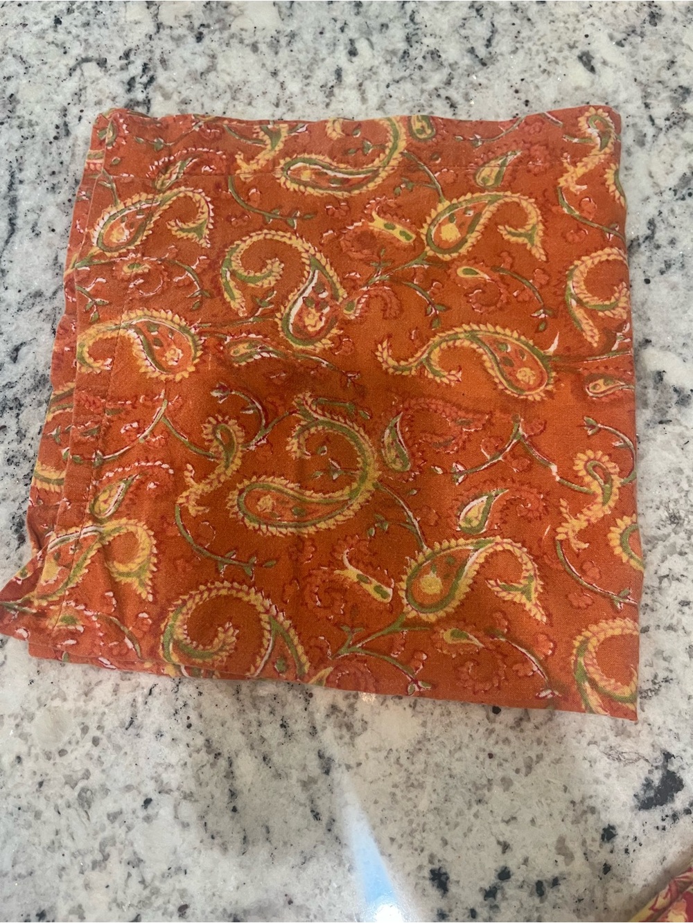 Pottery Barn Floral Paisley Cotton Cloth Napkins Set of 5 Coordinating Prints - Picture 5 of 9